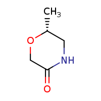 (6R)-6-methylmorpholin-3-one