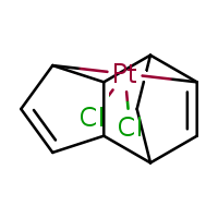 7,7-dichloro-7-platinatetracyclo[6.3.0.0²,?.0³,¹?]undeca-4,8-diene