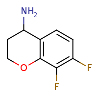 7,8-difluoro-3,4-dihydro-2H-1-benzopyran-4-amine