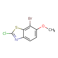 7-bromo-2-chloro-6-methoxy-1,3-benzothiazole