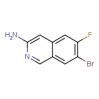 7-bromo-6-fluoroisoquinolin-3-amine