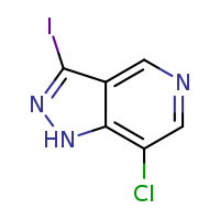 7-chloro-3-iodo-1H-pyrazolo[4,3-c]pyridine