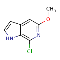 7-chloro-5-methoxy-1H-pyrrolo[2,3-c]pyridine