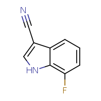 7-fluoro-1H-indole-3-carbonitrile