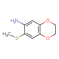 7-(methylsulfanyl)-2,3-dihydro-1,4-benzodioxin-6-amine