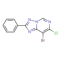 8-bromo-7-chloro-2-phenyl-[1,2,4]triazolo[1,5-c]pyrimidine