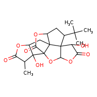 8-tert-butyl-6,17-dihydroxy-16-methyl-2,4,14,19-tetraoxahexacyclo[8.7.2.0¹,¹¹.0³,?.0?,¹¹.0¹³,¹?]nonadecane-5,15,18-trione