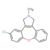9-chloro-4-methyl-13-oxa-4-azatetracyclo[12.4.0.0²,?.0?,¹²]octadeca-1(14),2(6),7,9,11,15,17-heptaene