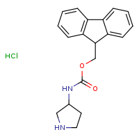 9H-fluoren-9-ylmethyl N-(pyrrolidin-3-yl)carbamate hydrochloride