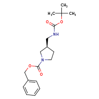 benzyl (3R)-3-{[(tert-butoxycarbonyl)amino]methyl}pyrrolidine-1-carboxylate