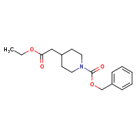 benzyl 4-(2-ethoxy-2-oxoethyl)piperidine-1-carboxylate