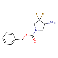 benzyl (4R)-4-amino-3,3-difluoropyrrolidine-1-carboxylate