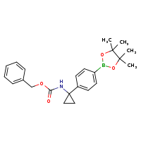benzyl N-{1-[4-(4,4,5,5-tetramethyl-1,3,2-dioxaborolan-2-yl)phenyl]cyclopropyl}carbamate