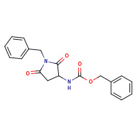 benzyl N-(1-benzyl-2,5-dioxopyrrolidin-3-yl)carbamate