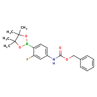 benzyl N-[3-fluoro-4-(4,4,5,5-tetramethyl-1,3,2-dioxaborolan-2-yl)phenyl]carbamate