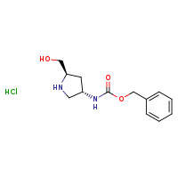 benzyl N-[(3S,5R)-5-(hydroxymethyl)pyrrolidin-3-yl]carbamate hydrochloride