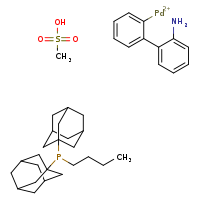 bis(adamantan-1-yl)(butyl)phosphane; methanesulfonic acid; {2'-amino-[1,1'-biphenyl]-2-yl}palladiumbis(ylium)