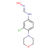 (E)-N-[3-chloro-4-(morpholin-4-yl)phenyl]-N'-hydroxymethanimidamide