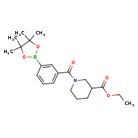 ethyl 1-[3-(4,4,5,5-tetramethyl-1,3,2-dioxaborolan-2-yl)benzoyl]piperidine-3-carboxylate