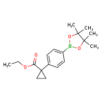 ethyl 1-[4-(4,4,5,5-tetramethyl-1,3,2-dioxaborolan-2-yl)phenyl]cyclopropane-1-carboxylate