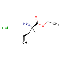 ethyl (1R,2S)-1-amino-2-ethenylcyclopropane-1-carboxylate hydrochloride