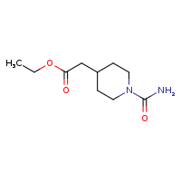 ethyl 2-(1-carbamoylpiperidin-4-yl)acetate