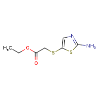 ethyl 2-[(2-amino-1,3-thiazol-5-yl)sulfanyl]acetate