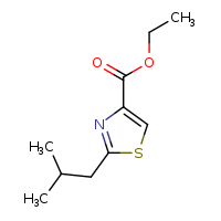 ethyl 2-(2-methylpropyl)-1,3-thiazole-4-carboxylate