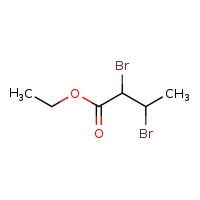 ethyl 2,3-dibromobutanoate