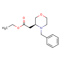 ethyl 2-[(3S)-4-benzylmorpholin-3-yl]acetate