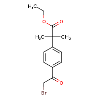 ethyl 2-[4-(2-bromoacetyl)phenyl]-2-methylpropanoate