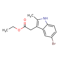 ethyl 2-(5-bromo-2-methyl-1H-indol-3-yl)acetate