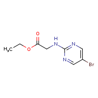 ethyl 2-[(5-bromopyrimidin-2-yl)amino]acetate