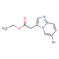 ethyl 2-{6-bromoimidazo[1,2-a]pyridin-3-yl}acetate