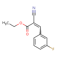 ethyl 2-cyano-3-(3-fluorophenyl)prop-2-enoate
