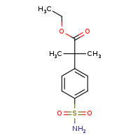 ethyl 2-methyl-2-(4-sulfamoylphenyl)propanoate