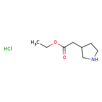 ethyl 2-(pyrrolidin-3-yl)acetate hydrochloride