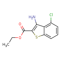 ethyl 3-amino-4-chloro-1-benzothiophene-2-carboxylate