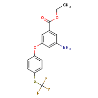 ethyl 3-amino-5-{4-[(trifluoromethyl)sulfanyl]phenoxy}benzoate