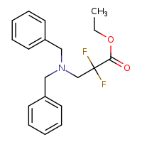 ethyl 3-(dibenzylamino)-2,2-difluoropropanoate