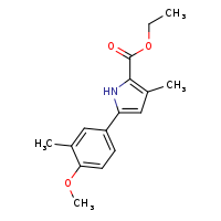 ethyl 5-(4-methoxy-3-methylphenyl)-3-methyl-1H-pyrrole-2-carboxylate