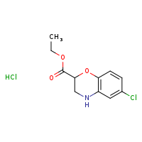 ethyl 6-chloro-3,4-dihydro-2H-1,4-benzoxazine-2-carboxylate hydrochloride