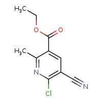 ethyl 6-chloro-5-cyano-2-methylpyridine-3-carboxylate