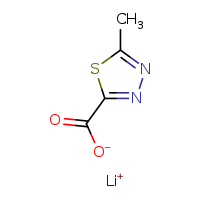 lithium(1+) 5-methyl-1,3,4-thiadiazole-2-carboxylate