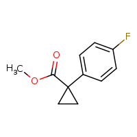 methyl 1-(4-fluorophenyl)cyclopropane-1-carboxylate