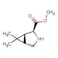 methyl (1R,2S,5S)-6,6-dimethyl-3-azabicyclo[3.1.0]hexane-2-carboxylate