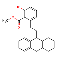 methyl 2-[2-(1,2,3,4,4a,9,9a,10-octahydroanthracen-9-yl)ethyl]-6-hydroxybenzoate