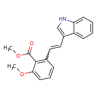 methyl 2-[2-(1H-indol-3-yl)ethenyl]-6-methoxybenzoate