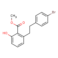 methyl 2-[2-(4-bromophenyl)ethyl]-6-hydroxybenzoate