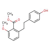 methyl 2-[2-(4-hydroxyphenyl)ethyl]-6-methoxybenzoate